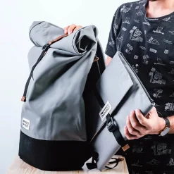 Sac à langer tout terrain Squamish V3 - MeroMero - Navy blue/Cream
