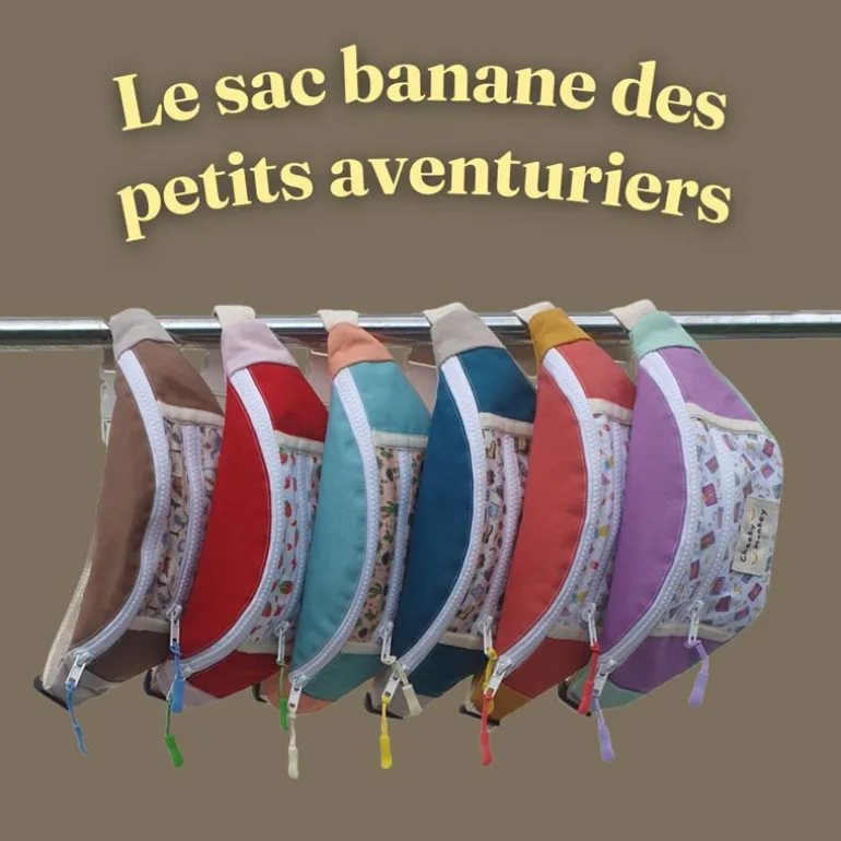 Sacoche banane enfant - Cheeky Monkey - Dino