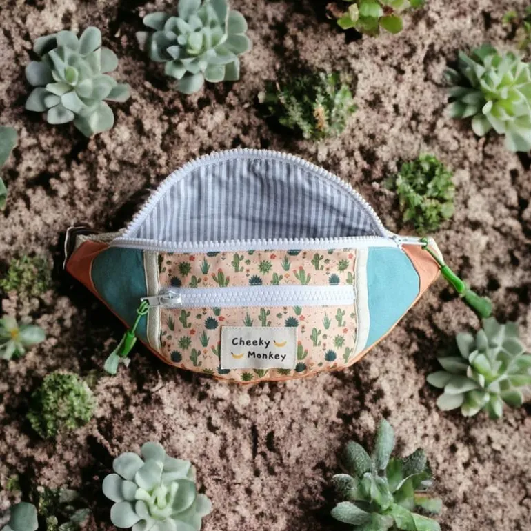 Sacoche banane enfant - Cheeky Monkey - Cactus