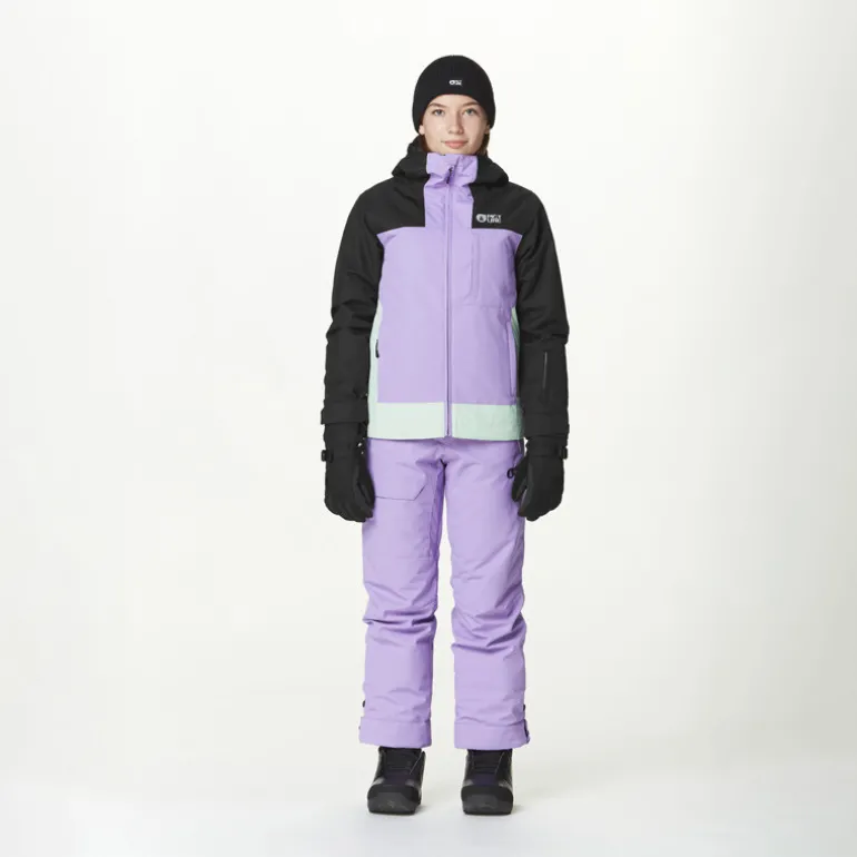 Seady JKT - Picture Organic Clothing - Blk Paisley Purp Siltgr