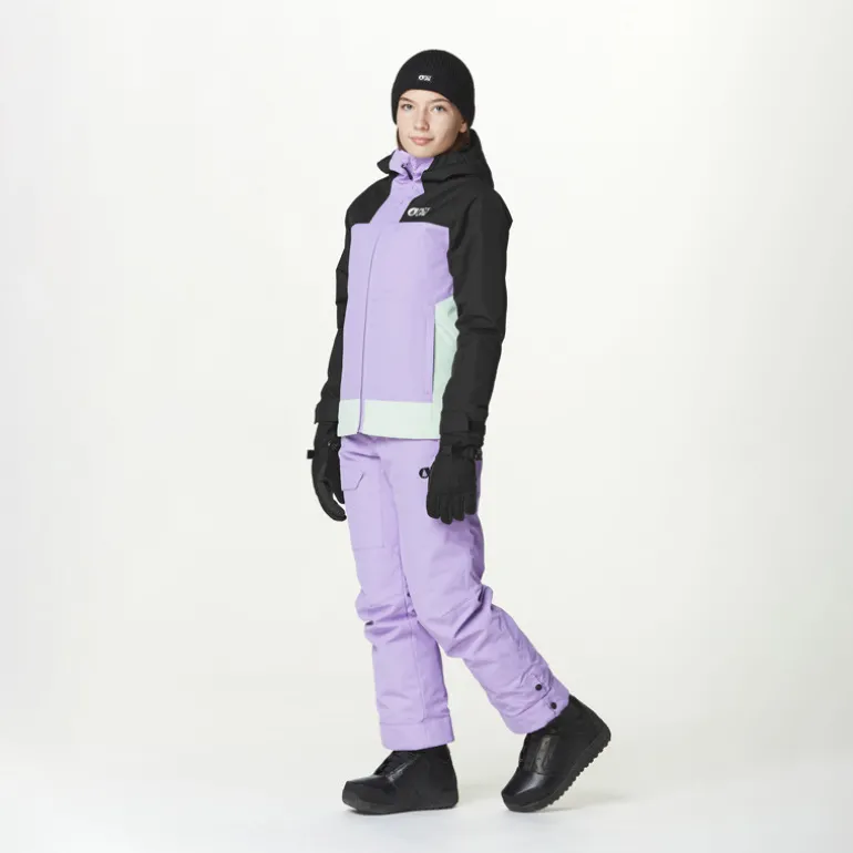 Seady JKT - Picture Organic Clothing - Blk Paisley Purp Siltgr