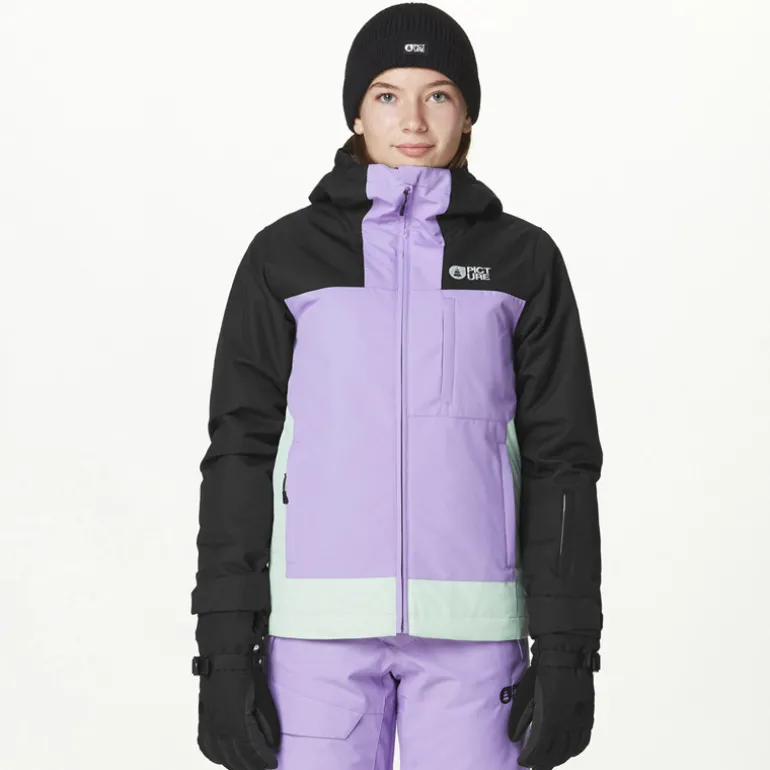 Seady JKT - Picture Organic Clothing - Blk Paisley Purp Siltgr