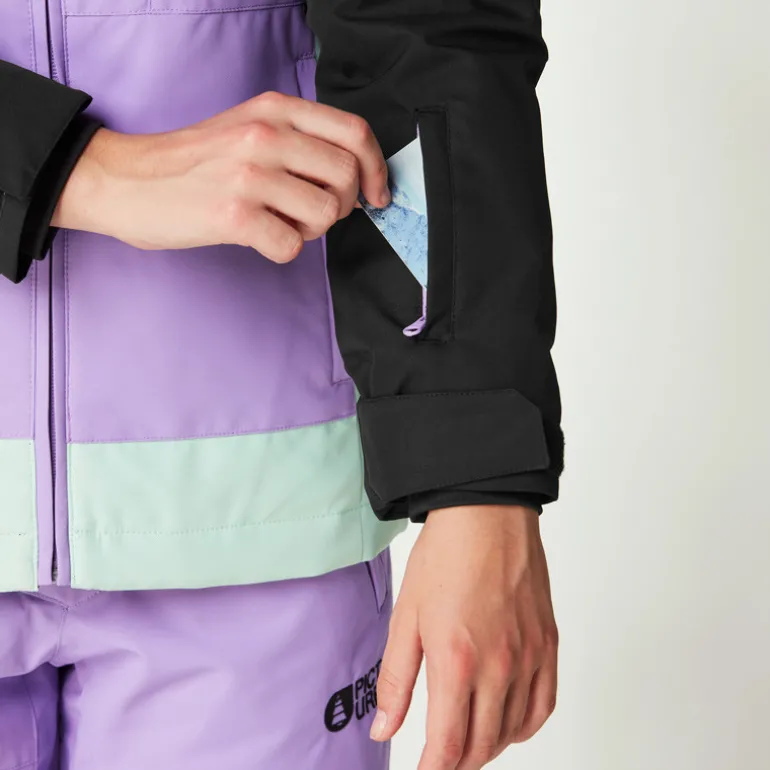 Seady JKT - Picture Organic Clothing - Blk Paisley Purp Siltgr