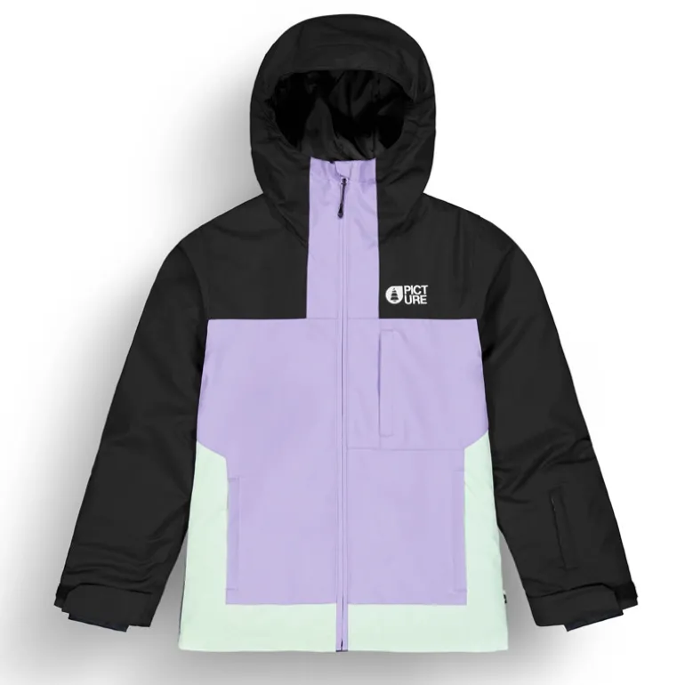 Seady JKT - Picture Organic Clothing - Blk Paisley Purp Siltgr