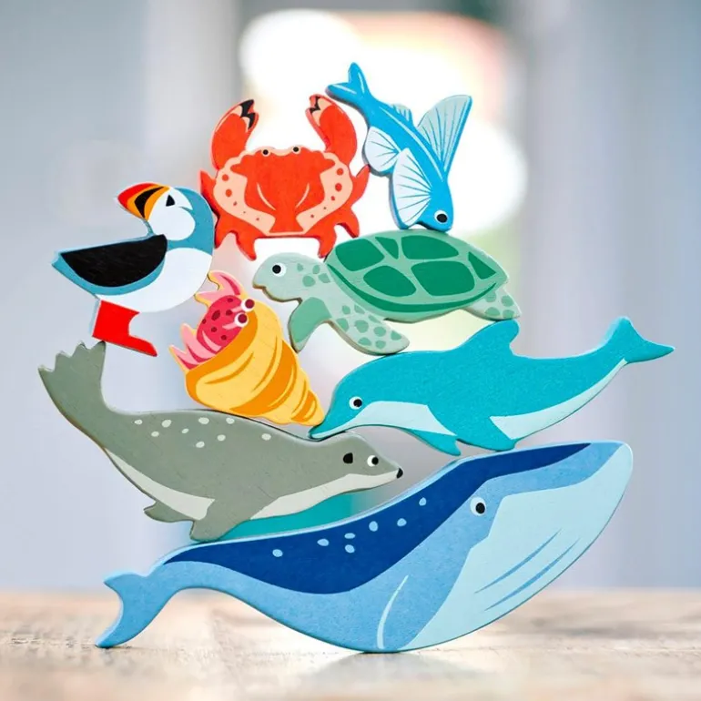 Set animaux marins en bois - Tender Leaf