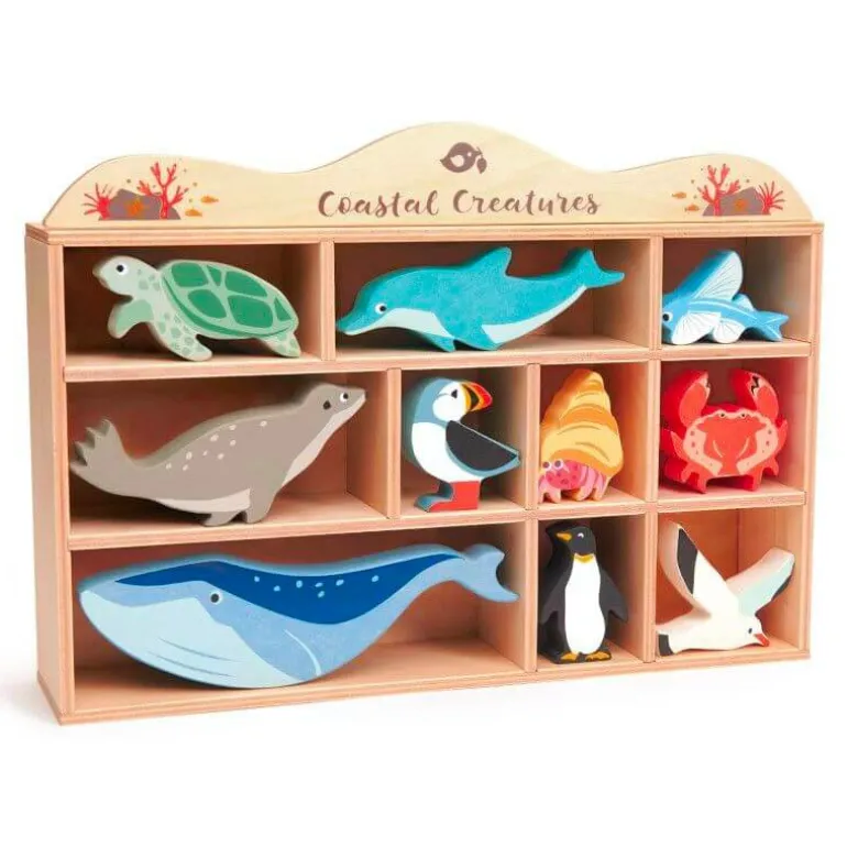 Set animaux marins en bois - Tender Leaf