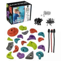 Set de 20 prises escalade enfant - Slackers Climbing kit