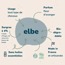 Shampoing solide biodégradable - Elbe - Sloe