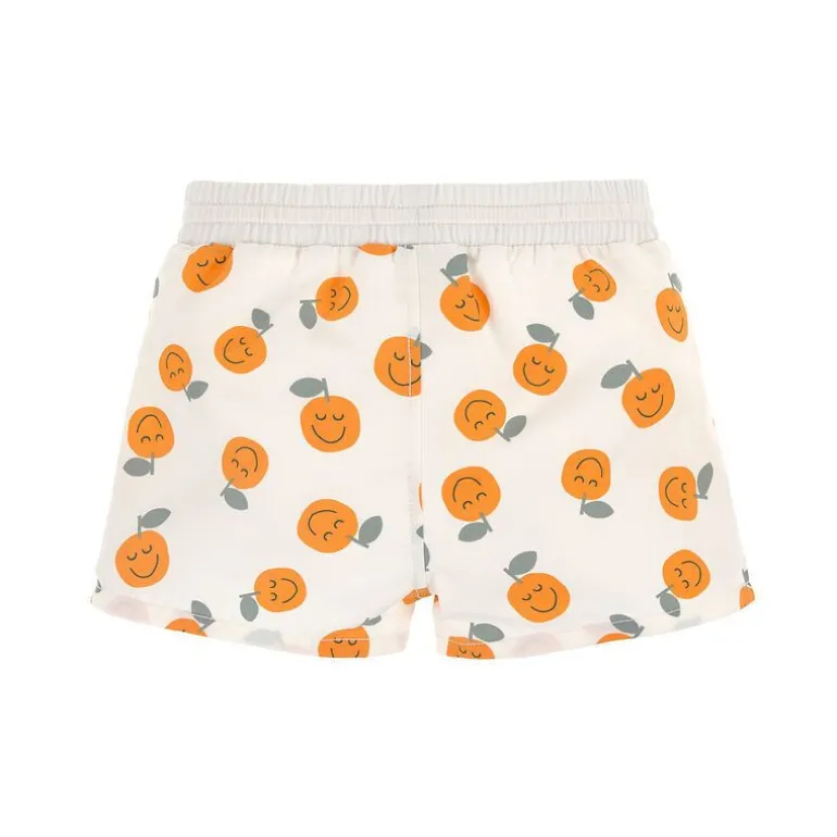 Short de bain bébé court anti-UV - Lassig - Orange sel marin