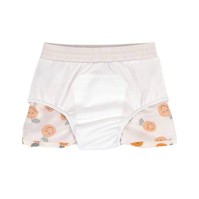 Short de bain bébé court anti-UV - Lassig - Orange sel marin