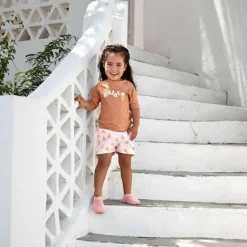 Short de bain bébé court anti-UV - Lassig - Ice Cream rose pâle