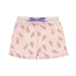 Short de bain bébé court anti-UV - Lassig - Ice Cream rose pâle