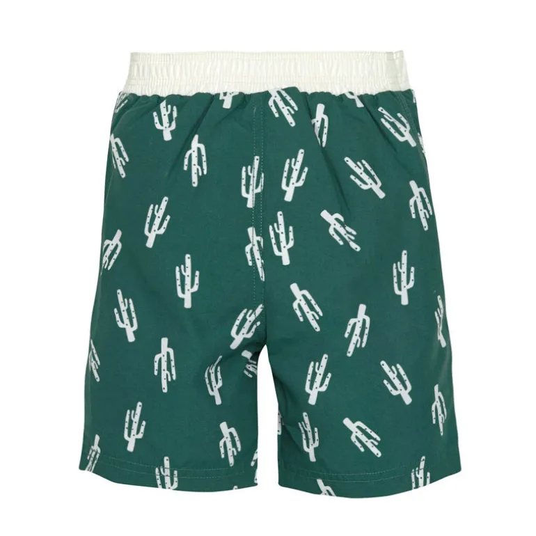 Short de bain enfant anti-UV - Lassig - Cactus vert