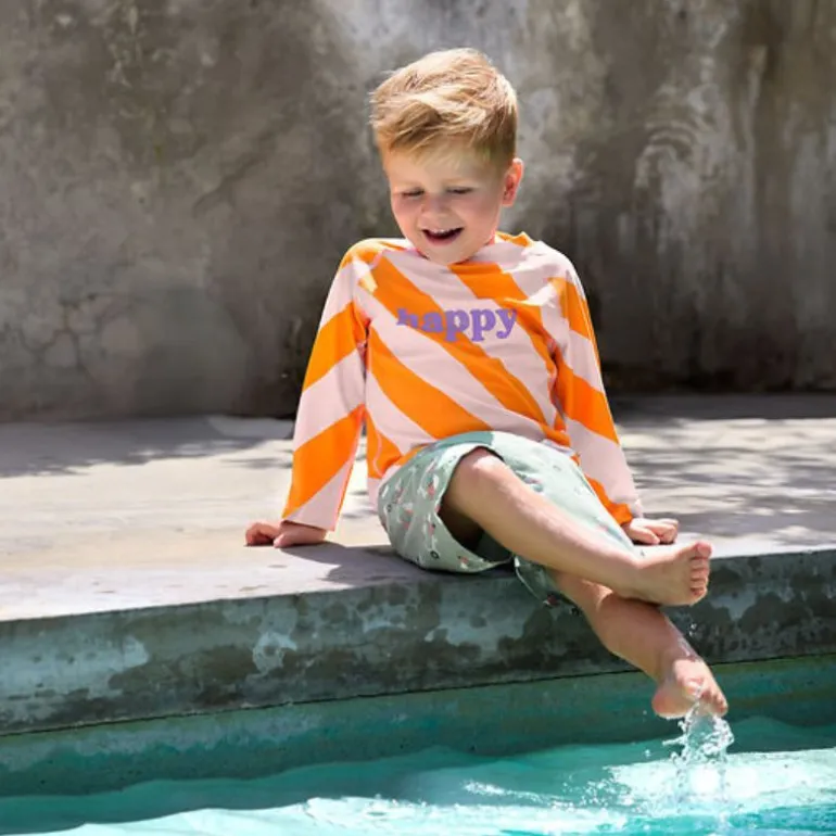 Short de bain enfant anti-UV - Lassig - Scooter/Chien vert