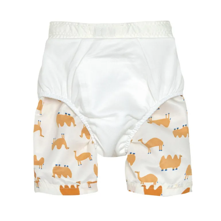 Short de bain enfant anti-UV - Lassig - Chameau nature