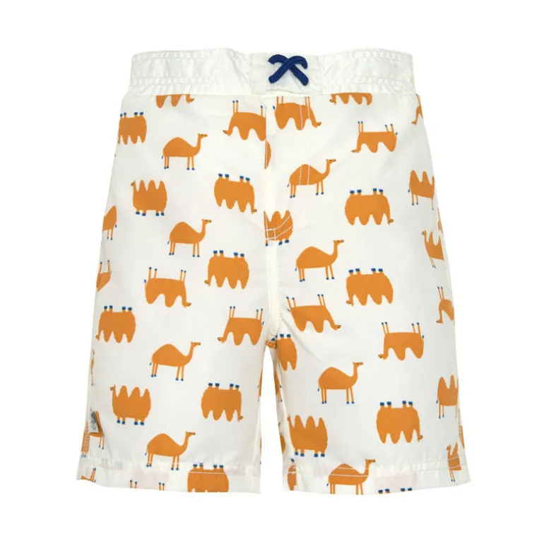 Short de bain enfant anti-UV - Lassig - Chameau nature