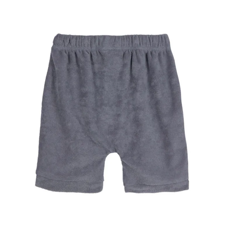 Short éponge bébé en coton bio - Lassig - Anthracite