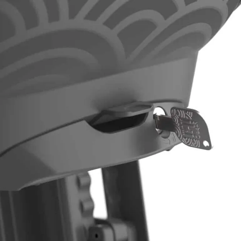 Siège vélo arrière Urban Iki - Fixation cadre - Noir / Marron
