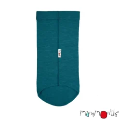 Snood enfant en laine mérinos - ManyMonths - Seabreeze Teal