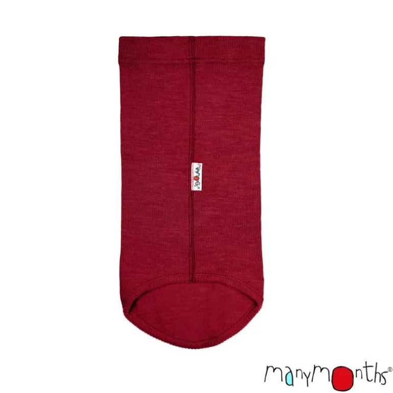 Snood enfant en laine mérinos - ManyMonths - Wild Pomegranate