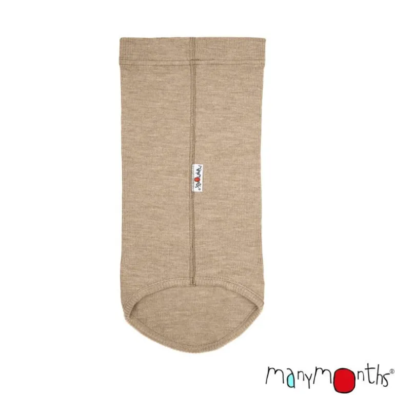 Snood enfant en laine mérinos - ManyMonths - Driftwood Taupe