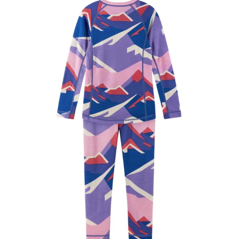 Sous-vêtements thermique enfant en laine et bambou - Taitoa - Reima - Breezy Violet