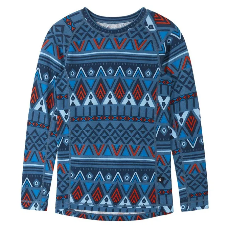 Sous-vêtements thermique enfant en laine et bambou - Taitoa - Reima - Blue Ocean
