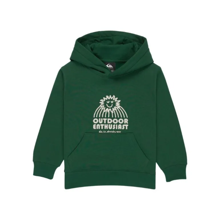 Sweat à capuche Graphic – Quiksilver enfant - Treeking vert