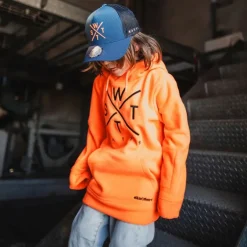 Sweat polaire Xtrack enfant - Watts - Solid Fluo Orange