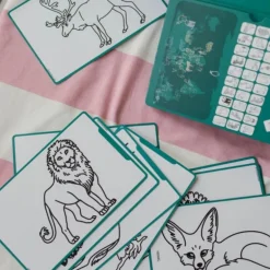 Tablette à dessin Kidydraw Mini - Animaux autour du monde - Kidywolf