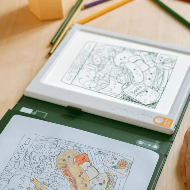 Tablette à dessin lumineuse KIDYDRAW-PAD - KIDYWOLF - Meli-Melo