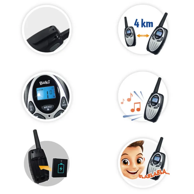 Talkie walkie rechargeable - Buki