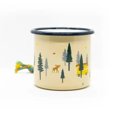 Tasse en émail Wild and Free - Roadtyping