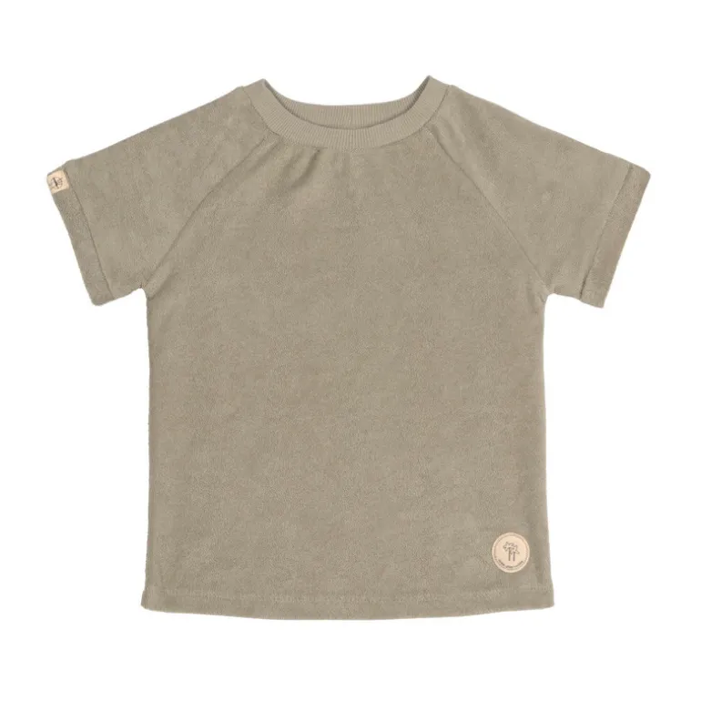 Tee-shirt éponge bébé en coton bio - Lassig - Olive