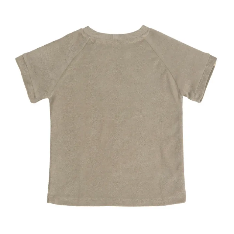 Tee-shirt éponge bébé en coton bio - Lassig - Olive