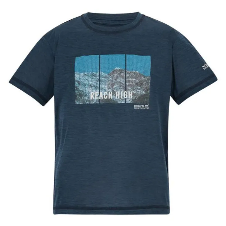 Tee-shirt respirant Alvarado - Regatta - Navy Marl