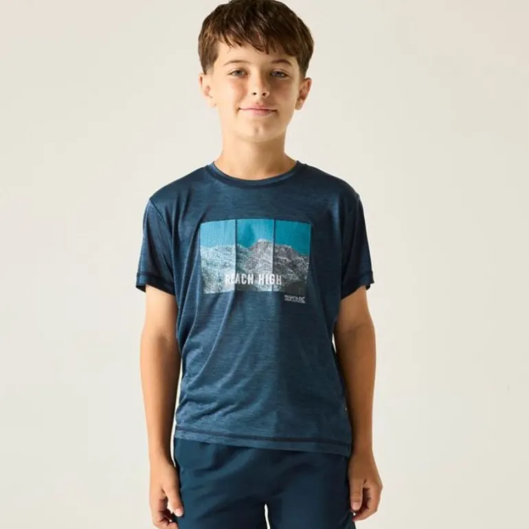 Tee-shirt respirant Alvarado - Regatta - Navy Marl