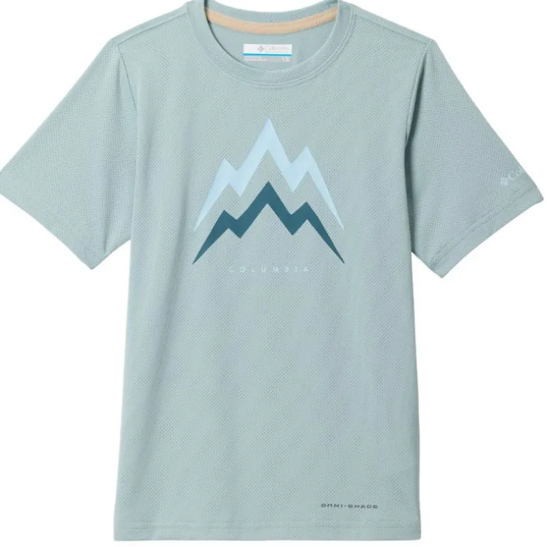 Tee shirt respirant enfant Tech Trail - Columbia - Crushed blue