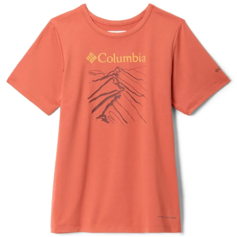 Tee shirt respirant enfant Tech Trail - Columbia - Tuscan / Ridge Line Life