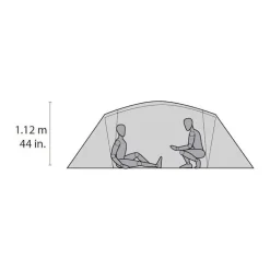 Tente randonnée 3 places légère - MSR Mutha Hubba NX V2 - Verte