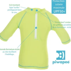 Top lycra bébé anti-UV Piwapee - Ecureuil