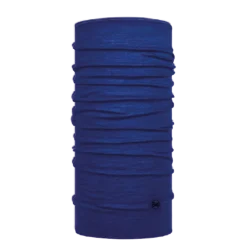 Tour de cou enfant en laine Merinos - BUFF - Solid Cobalt