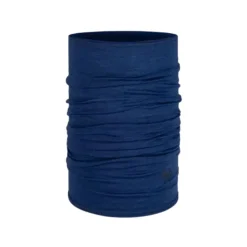 Tour de cou enfant en laine Merinos - BUFF - Solid Cobalt