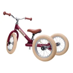 Tricycle Trybike : évolutif en draisienne - Rouge mat