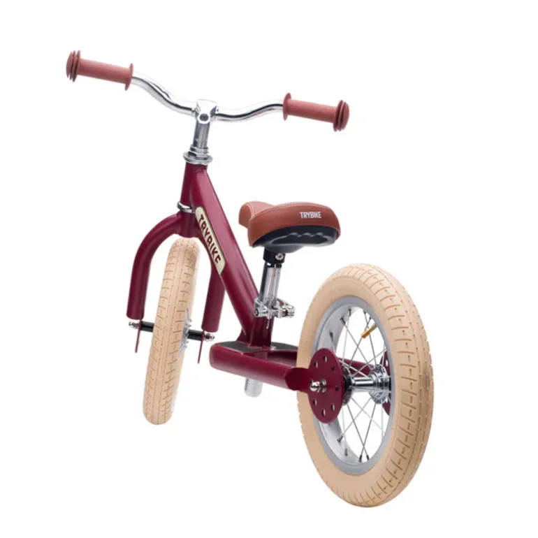 Tricycle Trybike : évolutif en draisienne - Rouge mat