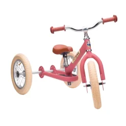 Tricycle Trybike : évolutif en draisienne - Rose mat