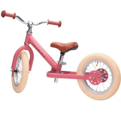 Tricycle Trybike : évolutif en draisienne - Rose mat