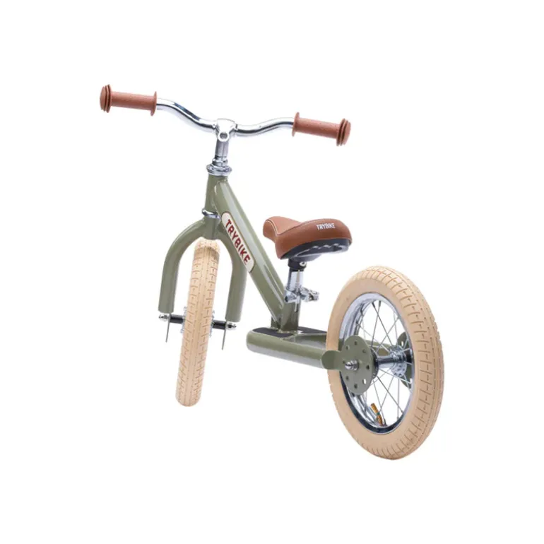 Tricycle Trybike : évolutif en draisienne - Vert