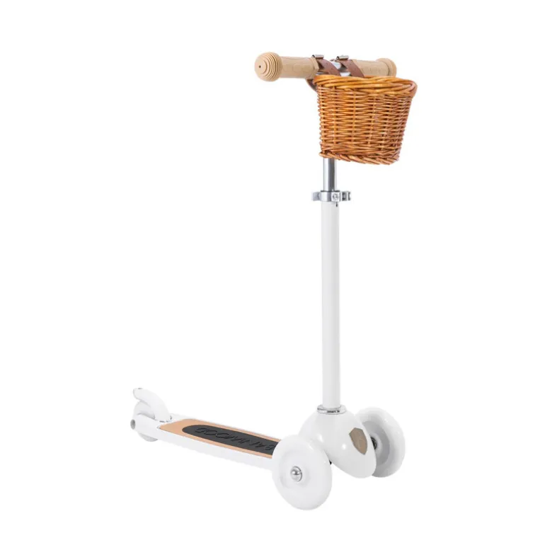 Trottinette Banwood 3 roues - à partir de 3 ans - Blanc