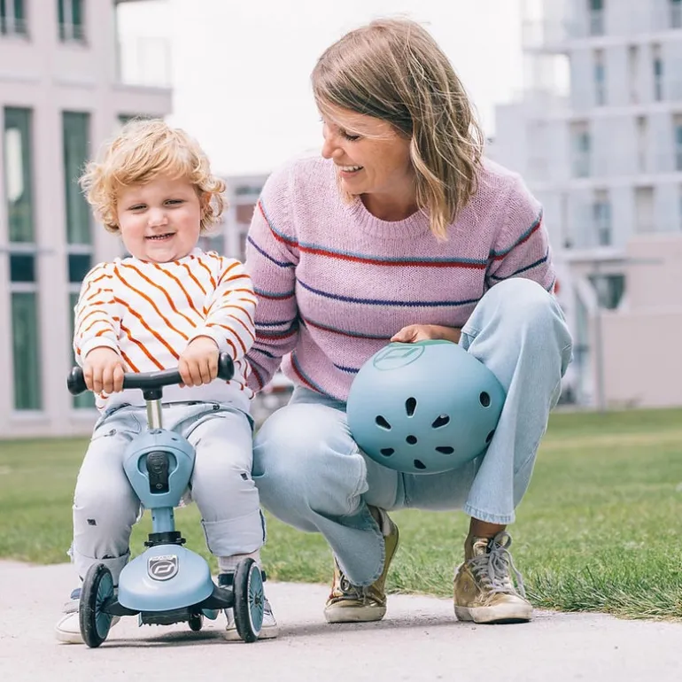 Trottinette 2 en 1 Highwaykick 1 - Scoot and Ride - Bleu acier